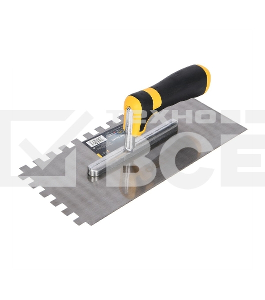 Кельма зубчатая прямоугольная Deli DL509312 280х130мм