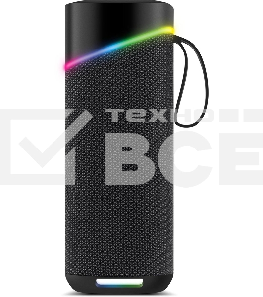 Колонка портативная Sven АС PS-155 черный 10W 1.0 BT/3.5Jack 1800mAh (SV-022334)