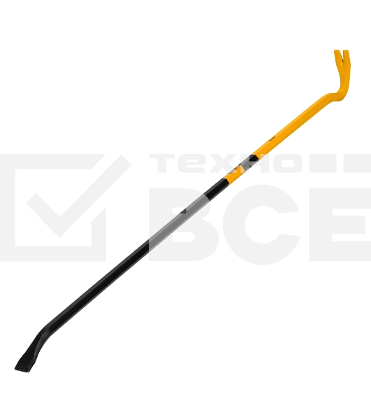 Лом-гвоздодер Denzel 1200 мм, шестигранный 19 мм, окрашенный, сталь 65