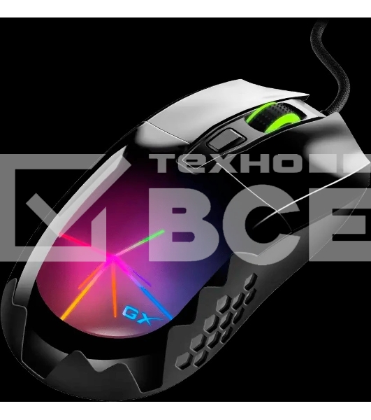 Мышь проводная Genius Scorpion M715 черный, 7200 dpi, USB, кнопки - 6