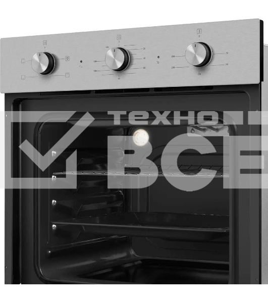 Шкаф духовой электрический Maunfeld AEOC6040S, 60л, дверца с 3 стеклами, нержавеющая сталь