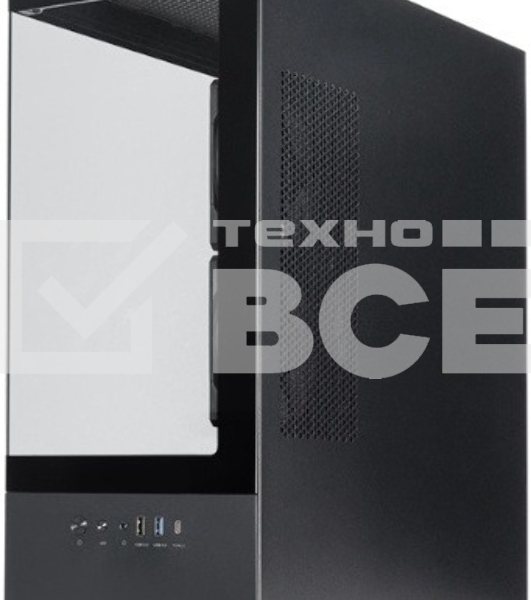 Компьютерный корпус Chieftec Vista черный без БП ATX 3x120мм 1xUSB2.0 1xUSB3.0 1xUSB3.1 audio bott PSU