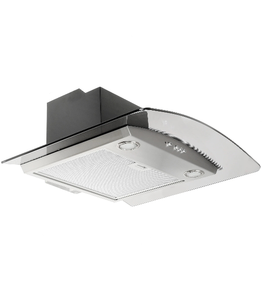 Вытяжка каминная Elikor Аметист 60Н-430-К3Д серебристый, 60 см, 430 куб. м/ч, 54 дБ