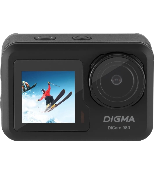 Экшн-камера Digma DiCam 980 1xCMOS 12Mpix черный
