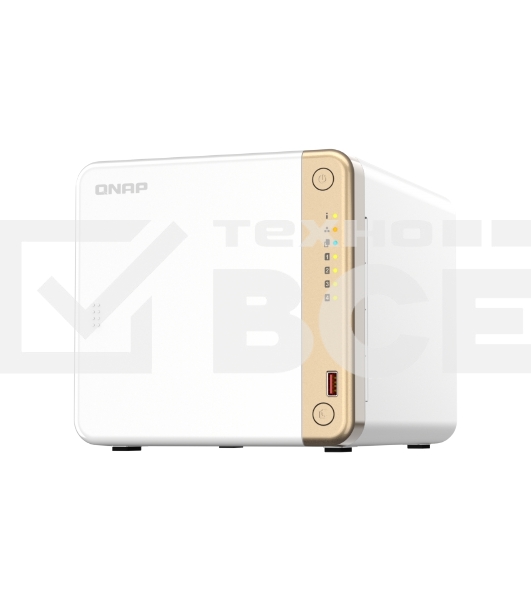 Сетевое хранилище NAS Qnap Original TS-462-4G 4-bay настольный Celeron N4505