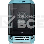 Компьютерный корпус Thermaltake The Tower 300 Turquoise голубой без БП miniITX 7x120mm 5x140mm 2xUSB3.0 audio bott PSU, фото 1
