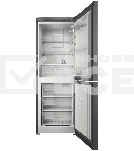 Холодильник Indesit ITS 4160 G серебристый двухкамерный 179/78 л, No Frost