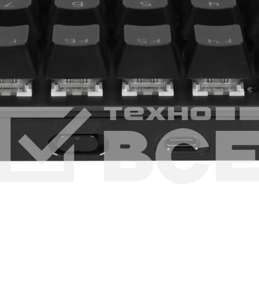 Клавиатура ASUS Strix Scope II 96 гибридная, Bluetooth, радиоканал, чёрный