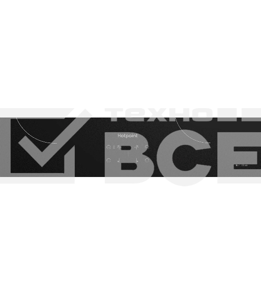 Встраиваемая индукционная варочная панель Hotpoint HQ 1460S NE, Черный