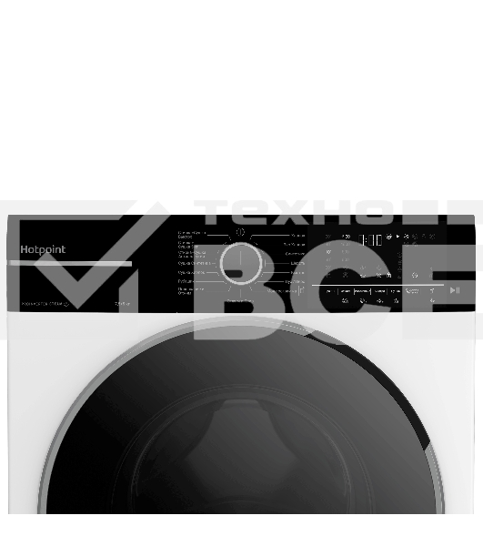 Стиральная машина с сушкой Hotpoint WDSH 75549 VBX белый, 7,5 кг