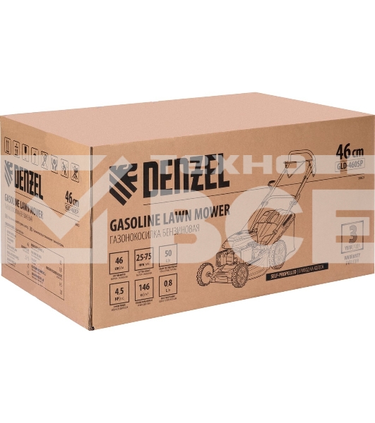 Газонокосилка бензиновая Denzel GLD-460SP 58803