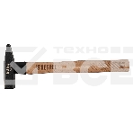 Молоток слесарный Denzel 400 г, кованый квадратный боек, буковая рукоятка, фото3