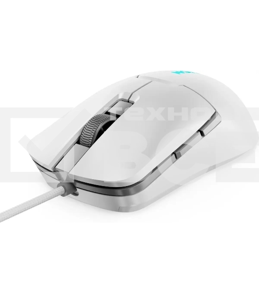 Мышь проводная Lenovo Legion M300s белый, 8000 dpi, USB, кнопки - 6