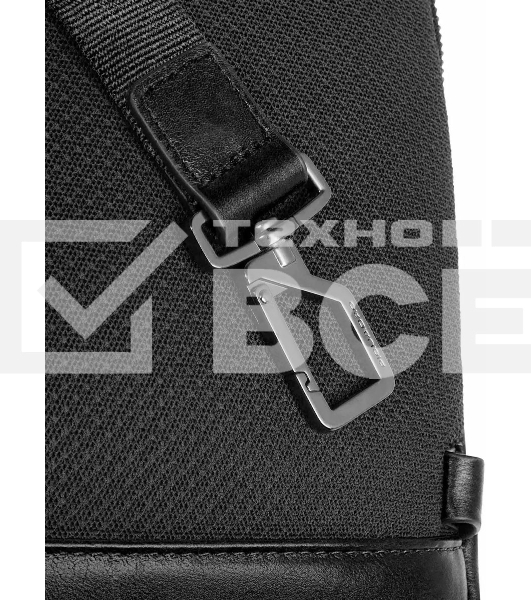 Рюкзак слинг мужской Piquadro Philip CA6790W136/N черный кожа