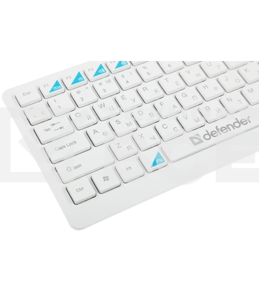 Комплект клавиатура+мышь Defender Skyline 895 беспроводной, USB, 2000 DPI, белый