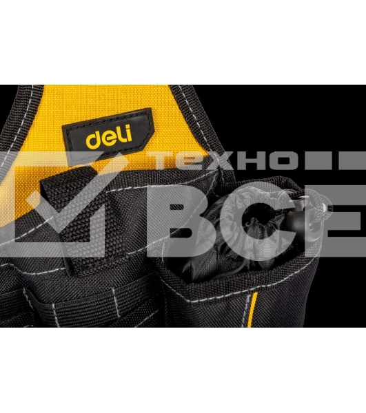 Поясная сумка-кобура монтажника Deli DLP07