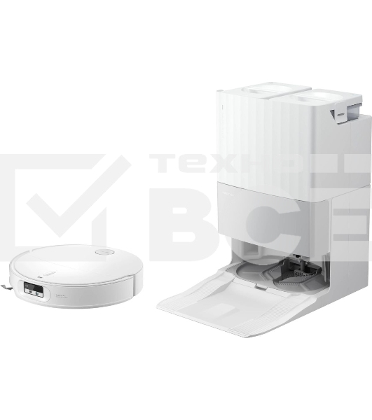 Пылесос-робот Roborock Qrevo EdgeT 60Вт белый (в компл.:1мешок)