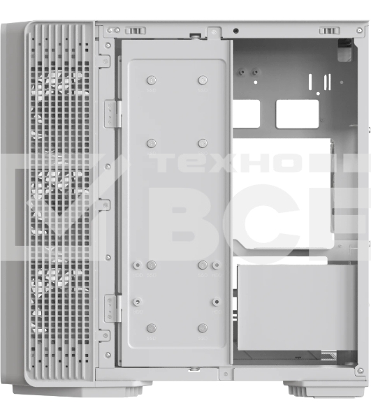 Компьютерный корпус Formula V Line Crystal Z7 PA White, ATX, TYPE-C*1, USB3.0*1, Front+Side Glass, SIDE 3x PERFORMANCE ARGB, REAR 2x PERFORMANCE ARGB