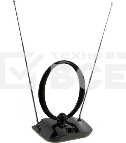 Антенна телевизионная Hyundai H-TAI400 30дБ активная черный