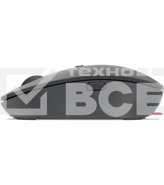 Мышь беспроводная Lenovo Go серый, 2400 dpi, радиоканал, USB-C, кнопки - 3