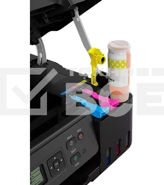 МФУ струйное Canon Pixma G3470 (5805C029AA), A4, цветной, печ. до 11/6 стр/мин. (ч/б/цв.), 4800 x 1200 dpi (печ.), 600x1200dpi (скан.), USB, Wi-Fi черный