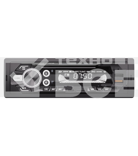 Автомагнитола AURA FIREBALL-104BT, 1 DIN, Bluetooth, USB Type-A, AUX