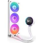 Система жидкостного охлаждения для ПК Water Cooling System NZXT Kraken Elite 360 RGB (270W, 360мм, LED temp., White, RGB/ Fans: 1xF360 RGB Core Fan, 75.12CFM, 30dBA, 2400RPM/ Pump height 65mm, 2800RPM, Rad thickness 27mm/ S: 1851, 1700, 1200, 115X, AM5, AM4), фото4