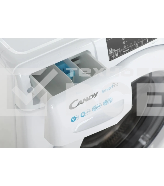 Стиральная машина Candy Smart Pro CSO 129T3/1-07 белый, загрузка фронтальная 9 кг, 1200 об/мин., класс: А