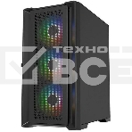 Компьютерный корпус Powercase ByteFlow Micro Black, Tempered Glass, 4х 120mm ARGB fans, ARGB HUB, чёрный, mATX  (CAMBFB-A4), фото2