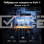 Сетевое зарядное устройство на рабочий стол 100Вт Ugreen CD328, 1хUSB-A, 3хUSB-C, PD 3.0, QC 4.0+, GaN, Space Gray (90928), фото4