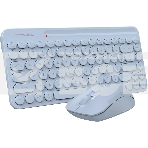 Клавиатура + мышь A4Tech Fstyler FG3200 Air2 клав:синий мышь:синий USB беспроводная slim Multimedia, фото5