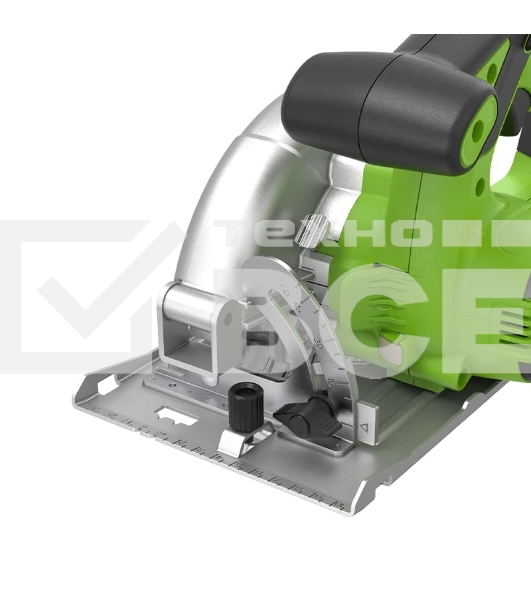 Циркулярная пила аккумуляторная GreenWorks GD24CS165, 24V, бесщеточная, 57 мм, без АКБ и ЗУ (1501607)