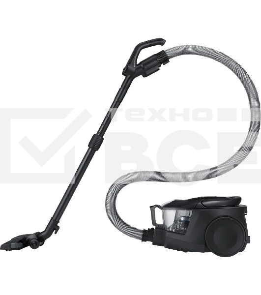 Пылесос Samsung VC18M31C0HG/EV черный, 380/1800 Вт, уборка сухая, пылесборник контейнер 2 л