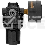 Регулятор давления с манометром Denzel R1500, 12 бар, 1/4