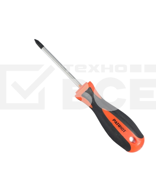 Отвертка Patriot PH1x75, CR-V,магнитная, 2-х компонентная рукоятка