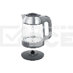 Чайник электрический Kitfort КТ-6762 3л. 2000Вт серый/серебристый корпус: стекло/металл/пластик, фото6