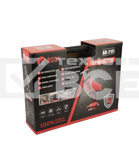 Аккумуляторная пила ножовочная (сабельная) Edon AD-21FJ