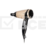 Фен Centek CT-2209 BLG черный/золотой перламутр 1600Вт, складная ручка, концентратор, фото2