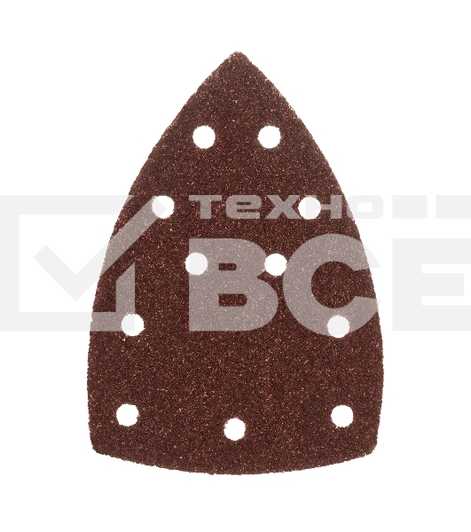 Треугольник абразивный Denzel на ворc. подложке под 