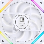 Вентилятор для корпуса JONSBO HF2-120WR Reverse (120x120x25мм, 4-pin PWM, ARGb, 63.3CFM, 29.5dBA, 2200RPM, белый), фото6