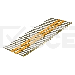 Гвозди Denzel для пнев. нейлера (крашен.), длина - 75 мм, диам. - 3,05 мм, 2000 шт., фото 1