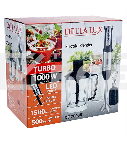 Блендер погружной Delta LUX DE-7003B черный