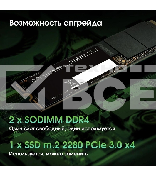 Моноблок Digma Pro Base 23.8' Full HD i3 12100 (3.3) 8Gb SSD 512Gb UHDG 730 CR Windows 11 Pro GbitEth WiFi BT 90W клавиатура мышь Cam черный 1920x1080