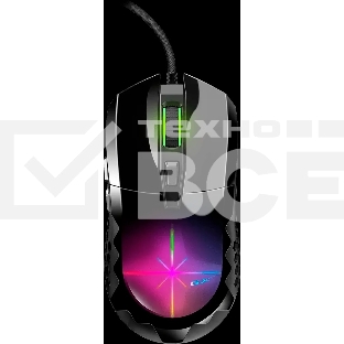 Мышь проводная Genius Scorpion M715 черный, 7200 dpi, USB, кнопки - 6