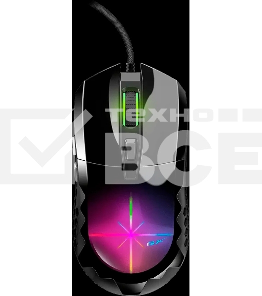 Мышь проводная Genius Scorpion M715 черный, 7200 dpi, USB, кнопки - 6