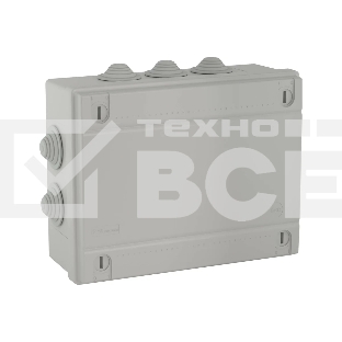 Коробка распределительная DKC 54200 ОП 240х190х90, 10 каб.ввод., IP55