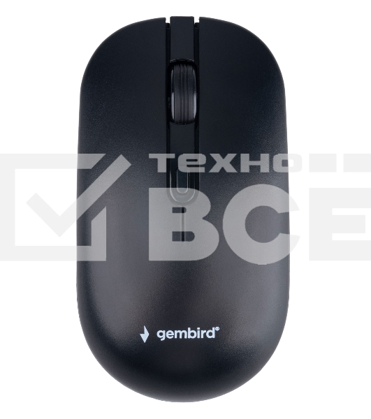 Комплект клавиатура+мышь Gembird KBS-8000 беспроводной, USB, 1600 DPI, чёрный