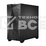 Компьютерный корпус MSI MPG GUNGNIR 300P AIRFLOW Midi Tower, EATX, 2xUSB 3.2 Gen 1, 1xUSB 3.2 Gen2 Type-C, 4x120мм PWM black Fan, 1x80мм Fan, 2x 6015 Fan, MPG PCI-E 4.0 X16 RISER CABLE, Tempered Glass Window, фото2