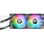 Система водяного охлаждения Thermaltake TH240 V2 ARGB Soc-AM5/AM4/1151/1200/1700 черный 4-pin 25.8dB Al+Cu Ret (CL-W361-PL12SW-A), фото2
