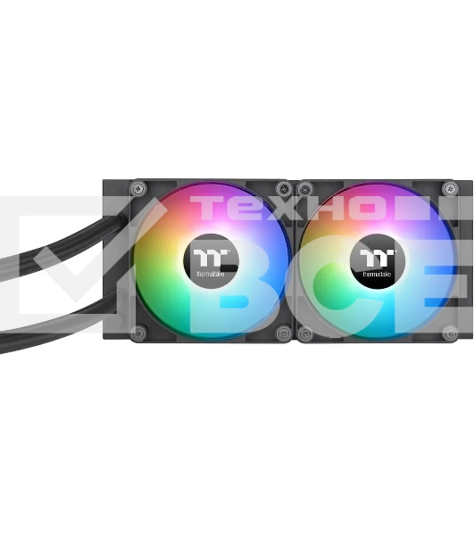 Система водяного охлаждения Thermaltake TH240 V2 ARGB Soc-AM5/AM4/1151/1200/1700 черный 4-pin 25.8dB Al+Cu Ret (CL-W361-PL12SW-A)